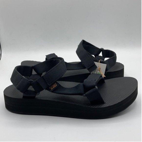 Teva Midform Universal Black Sandals - Picture 1 of 6